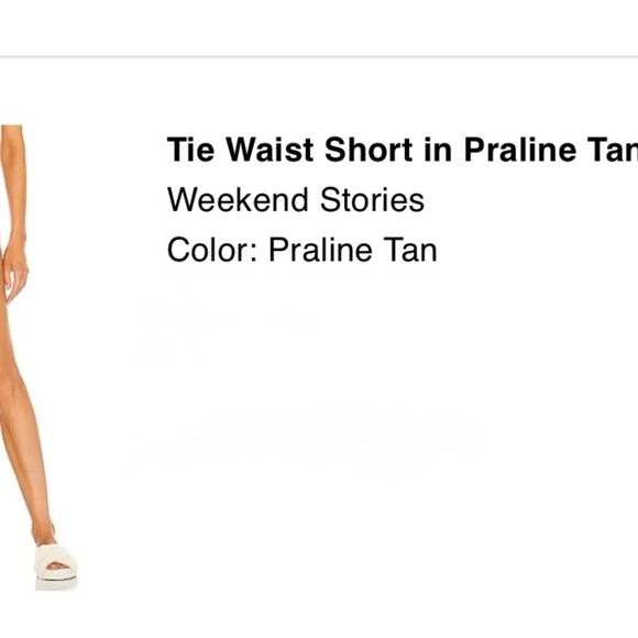 Weekend Stories Pink Satin Shorts from Revolve - Picture 3 of 4